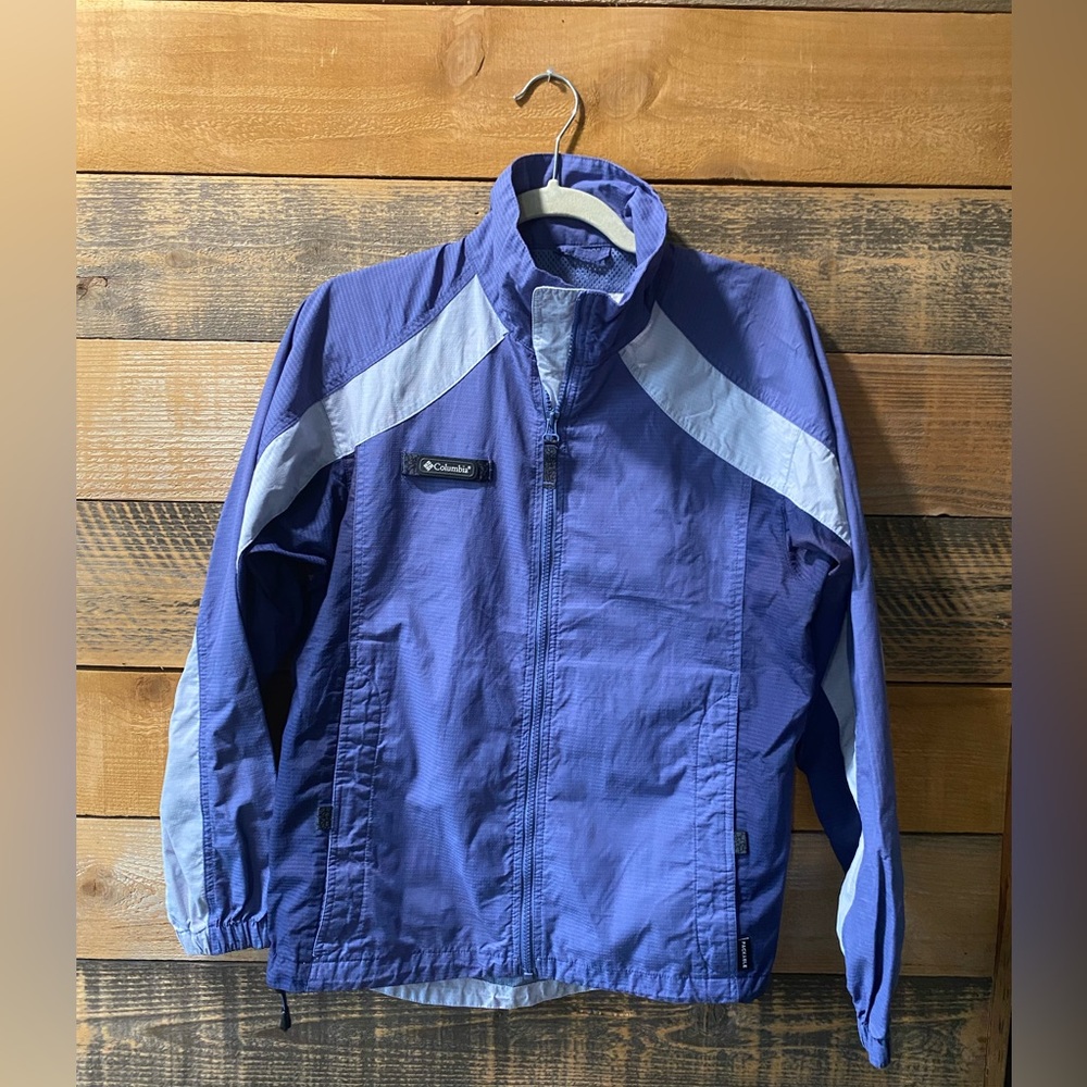 Columbia Sportswear Women's Blue Purple and Navy Jacket Size S